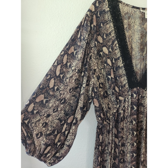 Romantic Gypsy NWT Leopard Print Maxi Dress Sz 1X - Picture 5 of 9